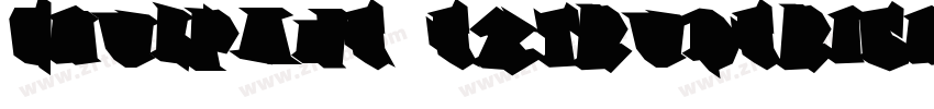 Chulpane ExtrudeRigh字体转换